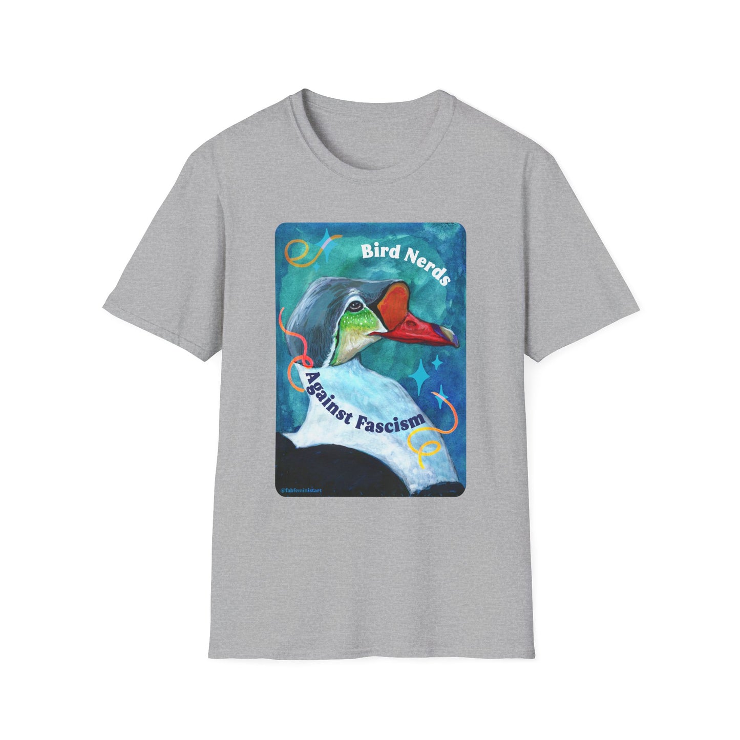 Bird Nerds Against Fascism: Feminist Shirt
