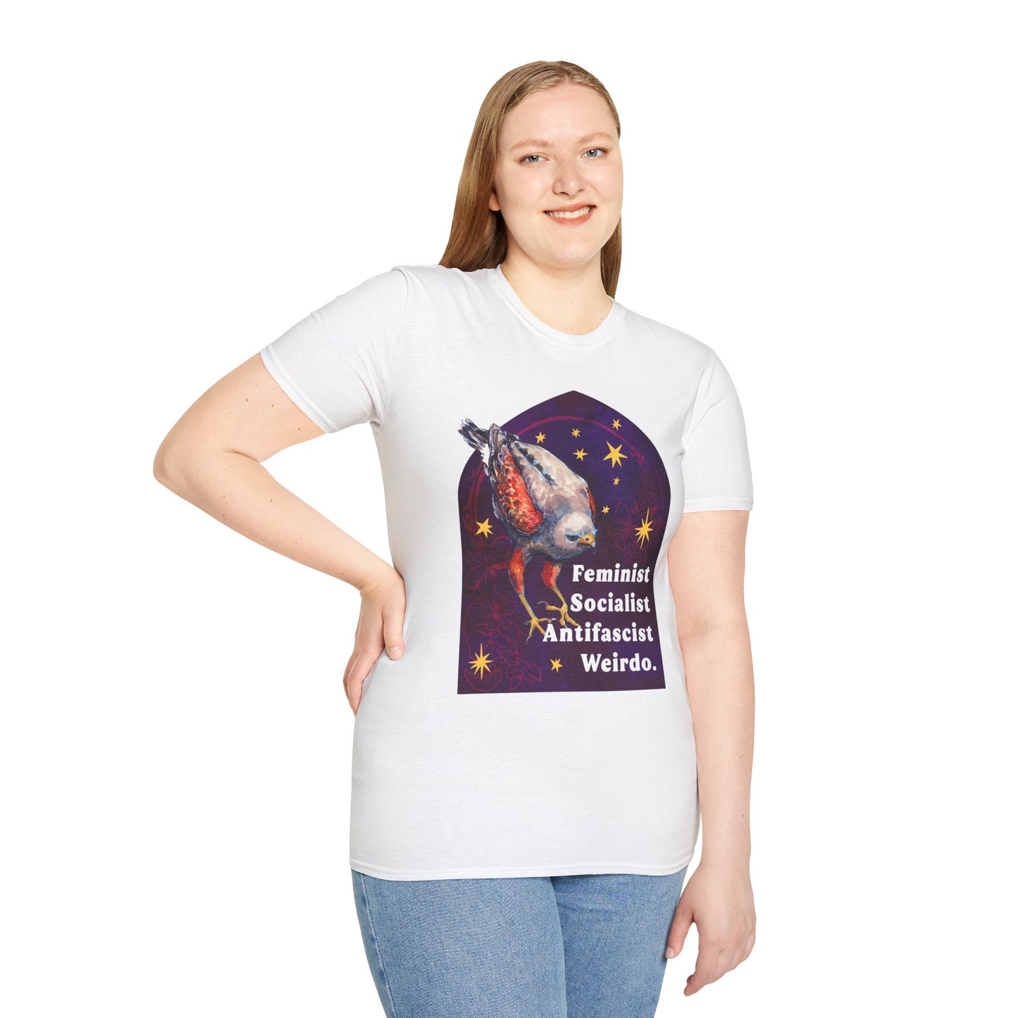 Feminist Socialist Antifascist Weirdo: feminist shirt