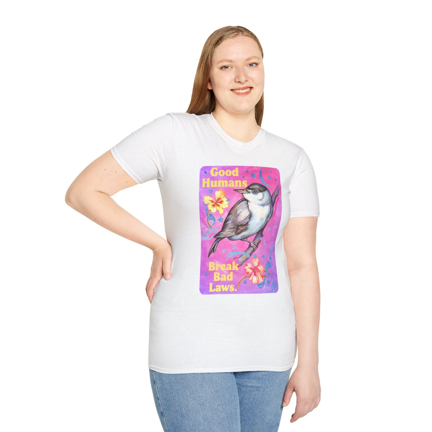 Good Humans Break Bad Laws: feminist shirt