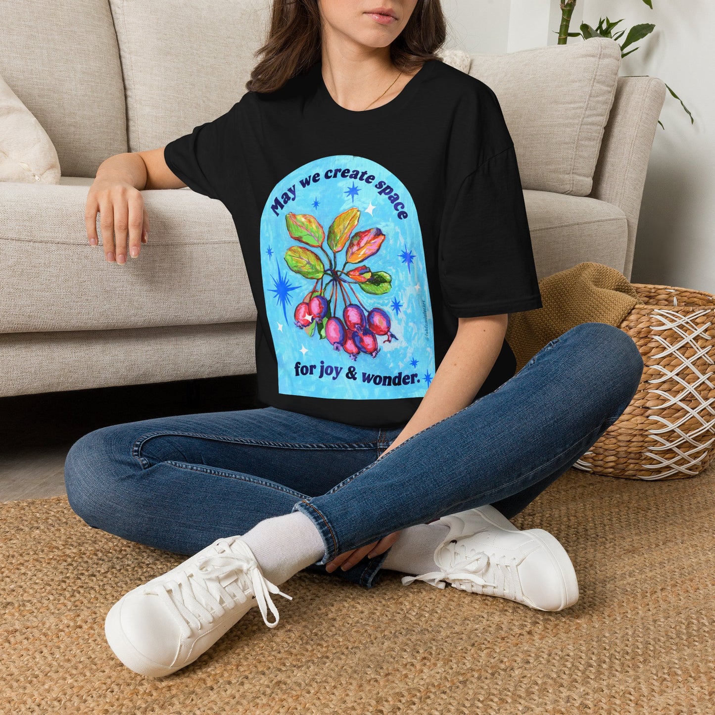 May we create space for joy and wonder: feminist shirt