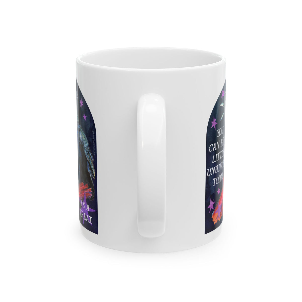 me to me: you can be a little unhinged today. as a treat: feminist mug