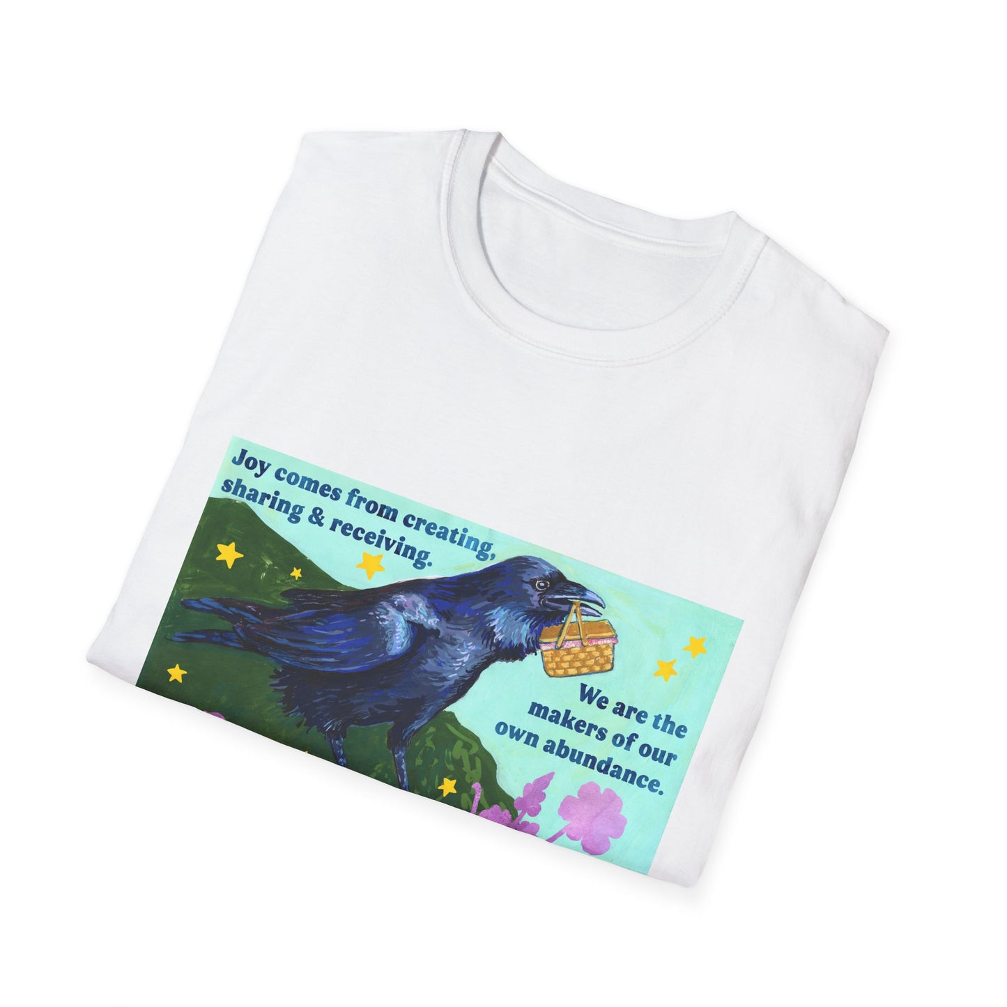 Joy comes from creating, sharing & receiving: feminist shirt