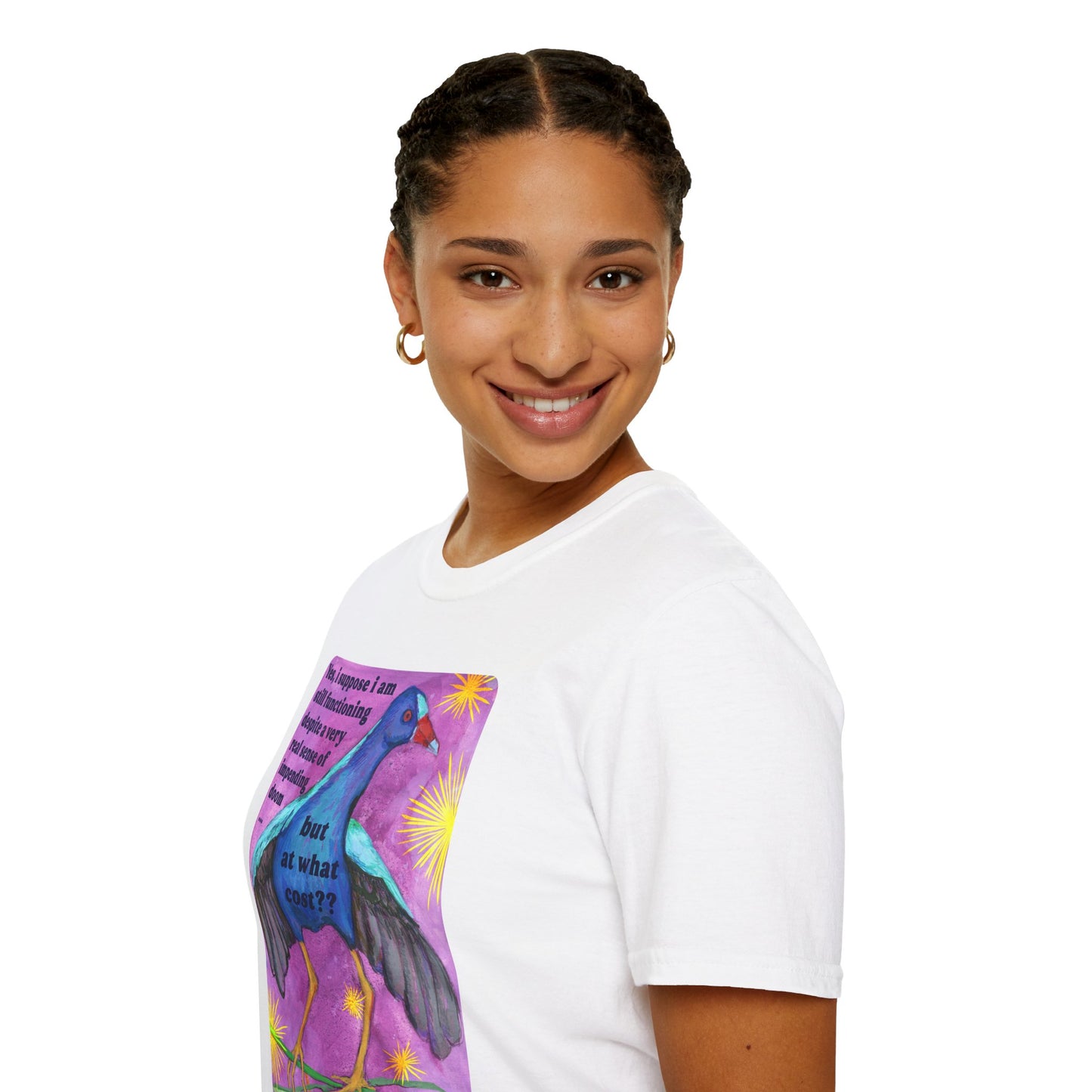 Yes i suppose i am still functioning despite a very real sense of impending doom... but at what cost: feminist shirt