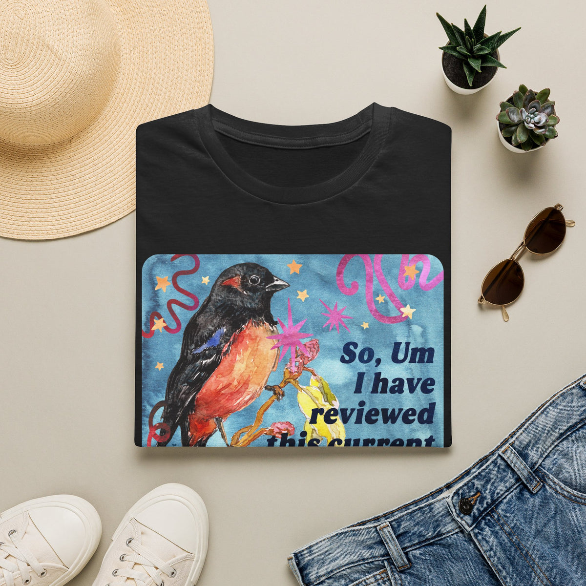 So Um I have reviewed this current timeline & would like to speak to management: feminist shirt