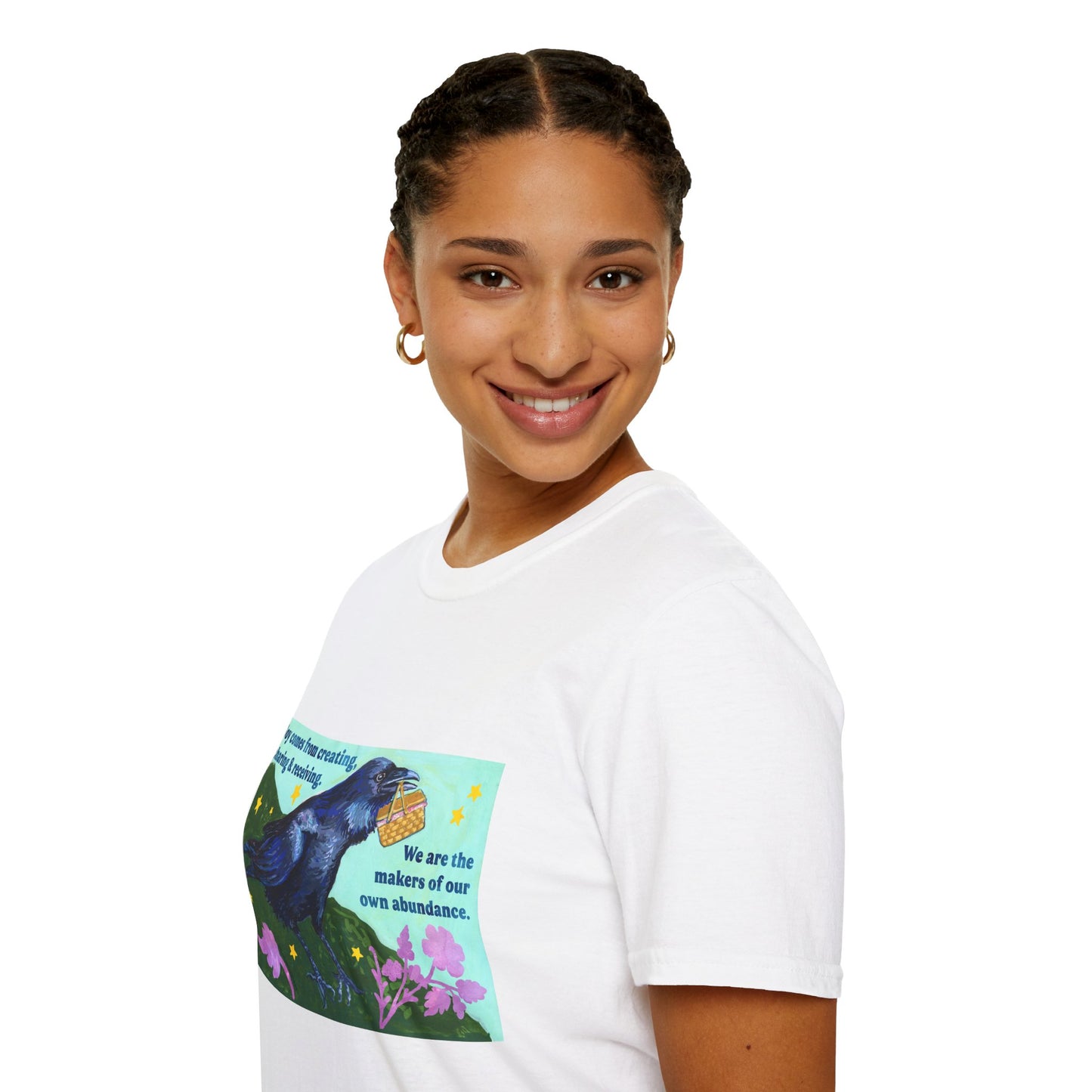 Joy comes from creating, sharing & receiving: feminist shirt