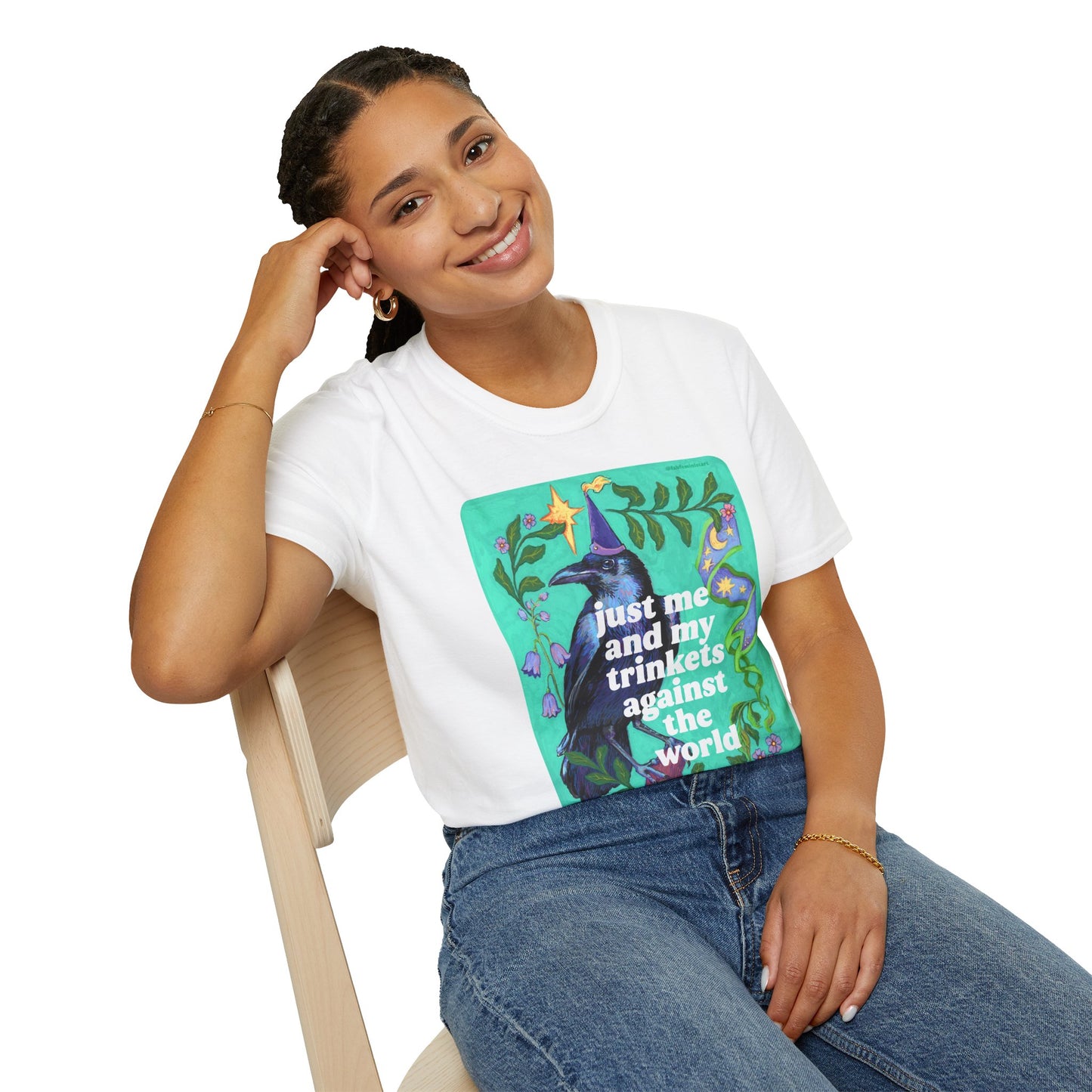Just Me and My Trinkets Against the World: feminist shirt