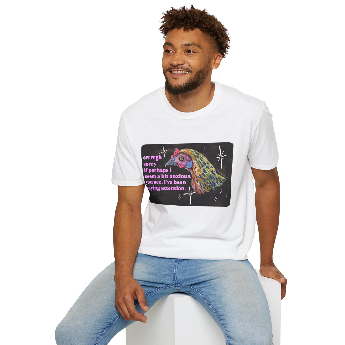 errrgh sorry if perhaps i seem a bit anxious. you see, i've been paying attention: feminist shirt