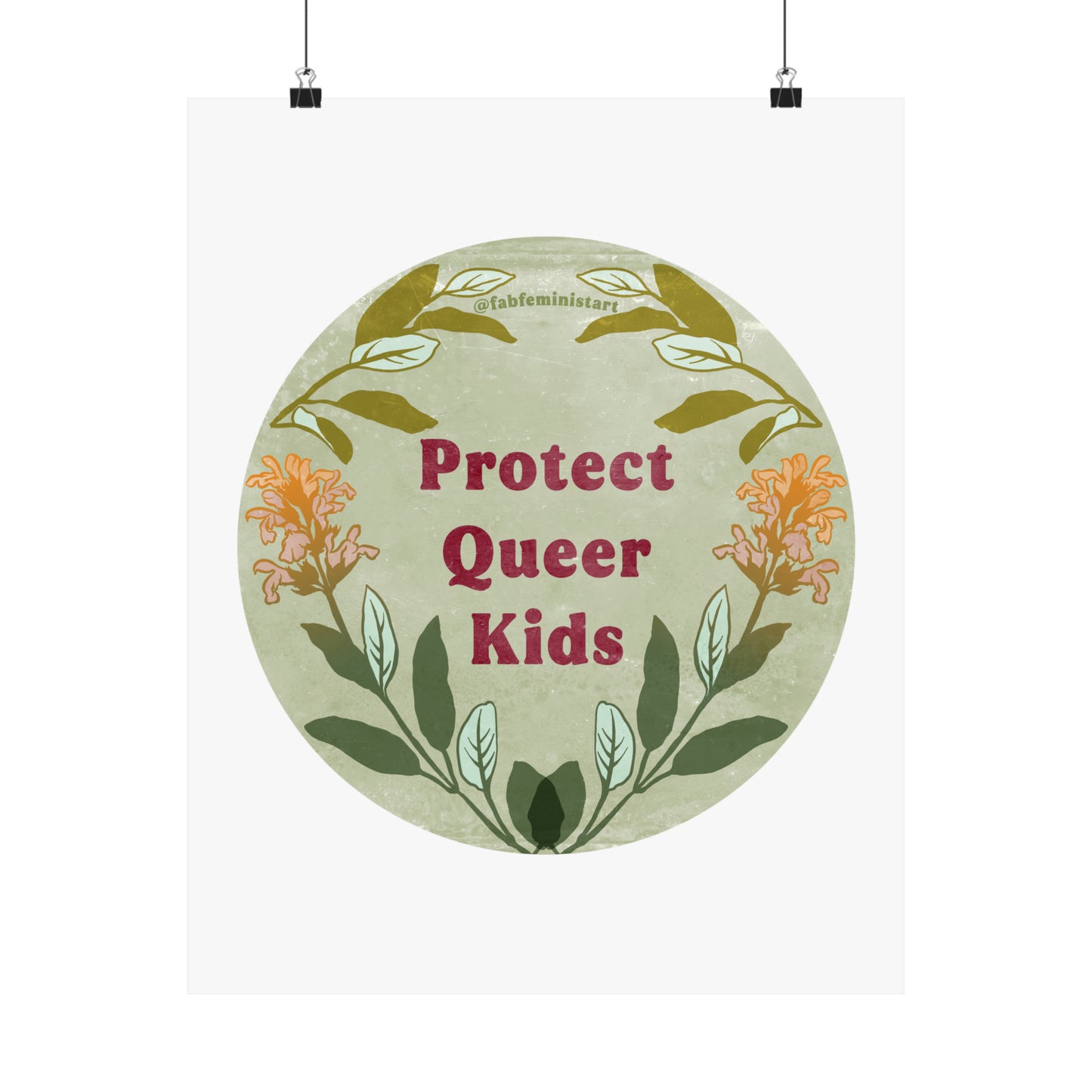 Protect Queer Kids: lgbt pride print