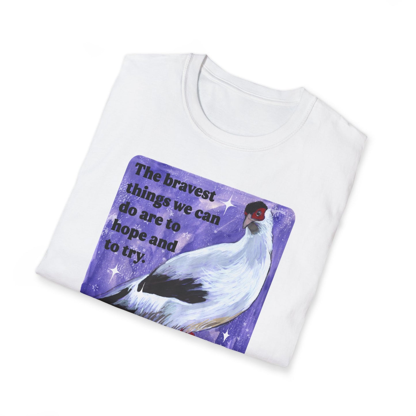 The bravest things we can do are to hope and to try: feminist shirt
