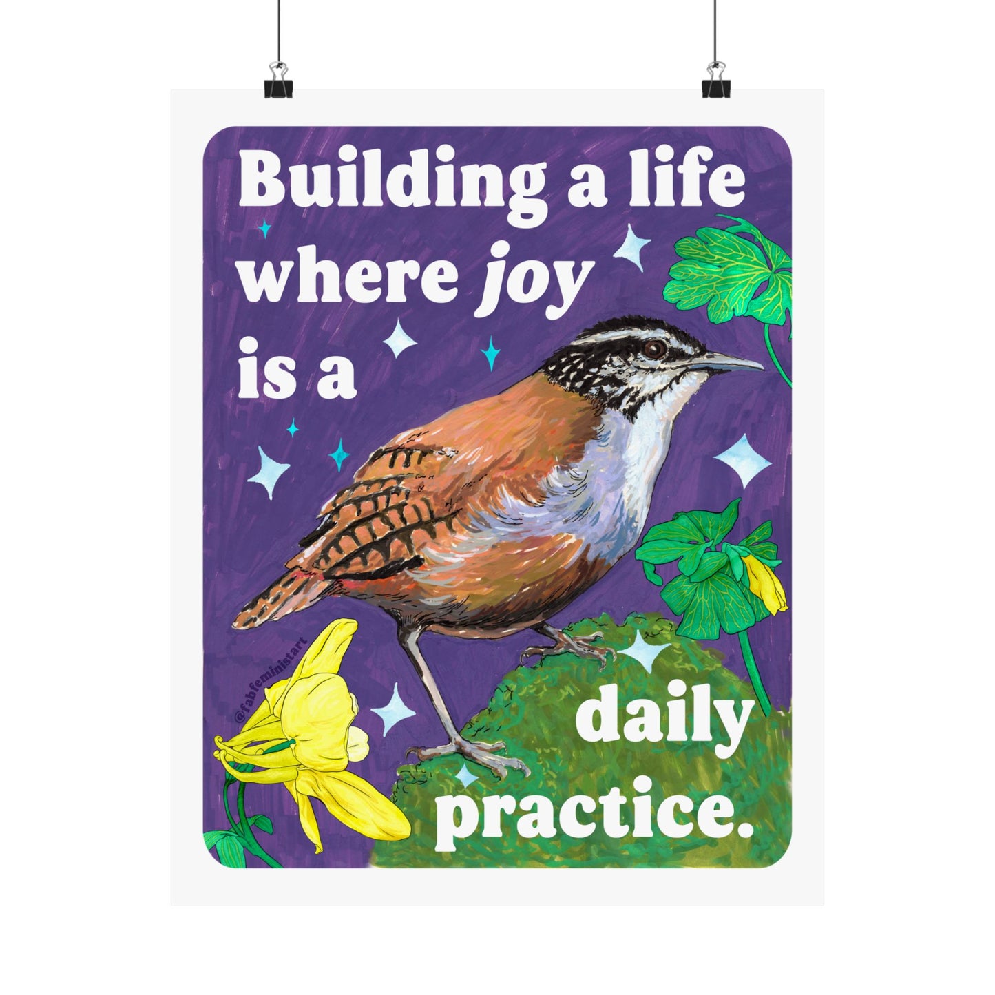 Building a Life Where Joy Is a Daily Practice: Feminist Art Print