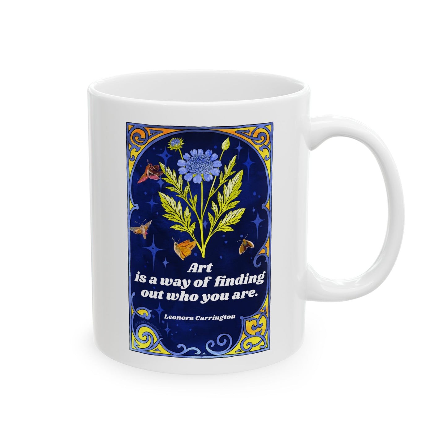 Art is a way of finding out who you are, Leonora Carrington: feminist art print