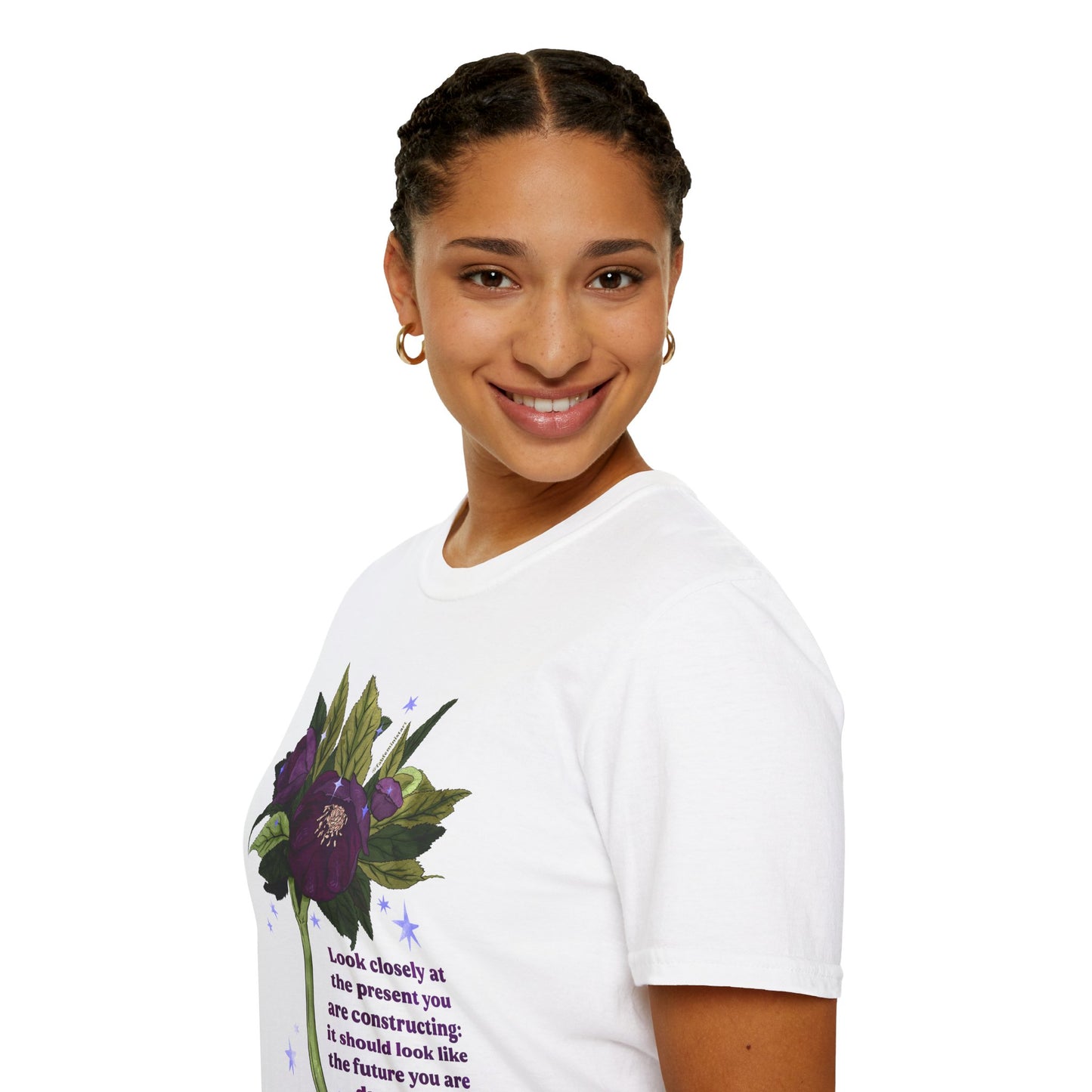 Look closely at the present you are constructing: it should look like the future you are dreaming, Alice Walker: feminist shirt