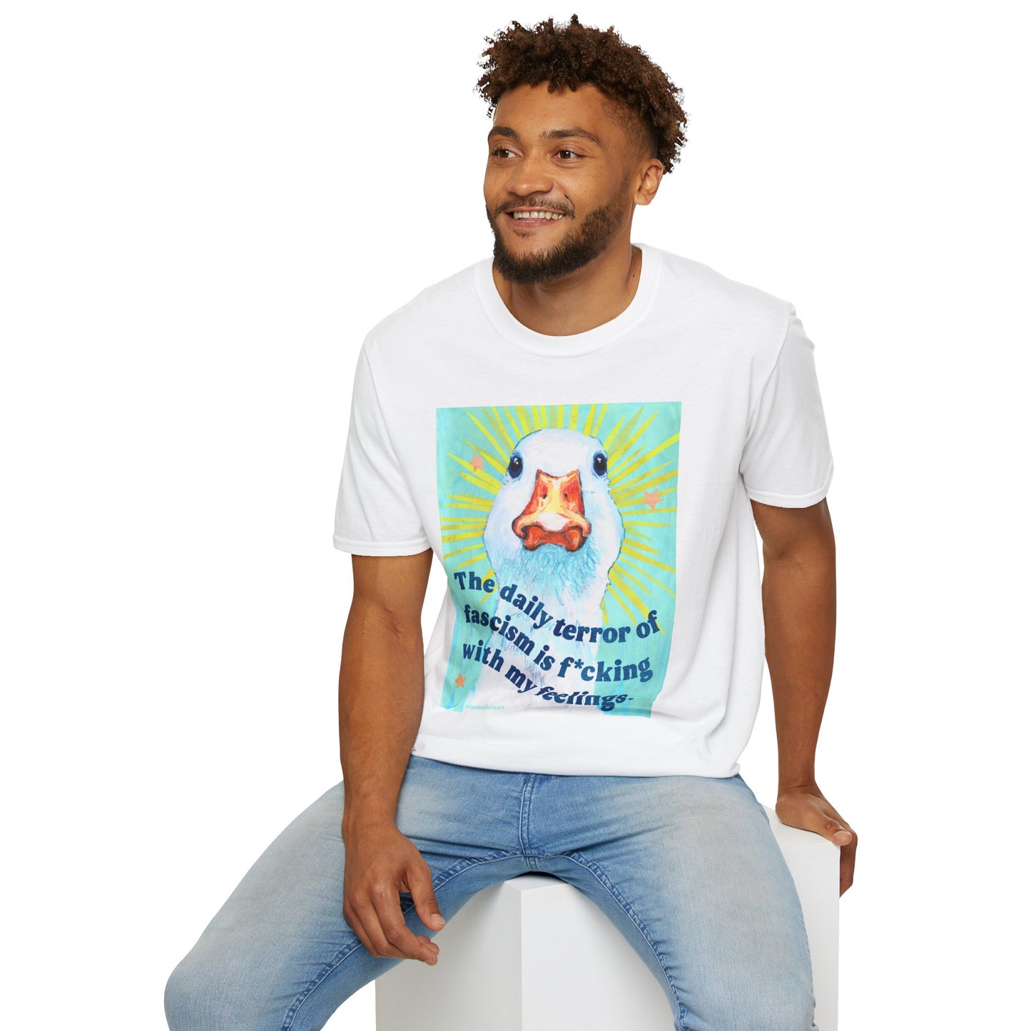 The daily terror of fascism is f*cking with my feelings: feminist shirt