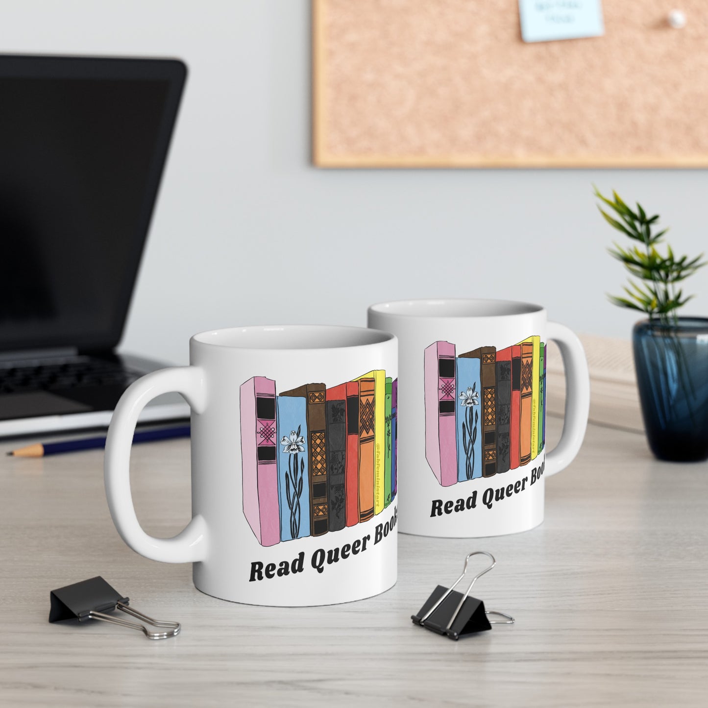 Read Queer Books: LGBTQ Pride Mug