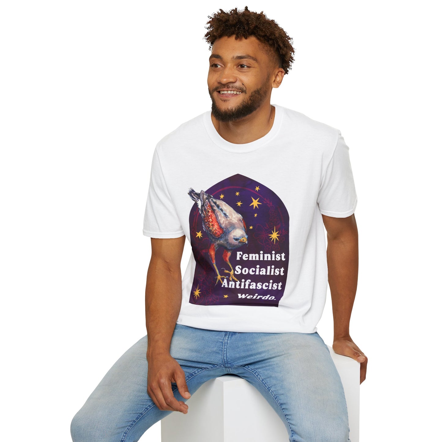 Feminist Socialist Antifascist Weirdo: feminist shirt