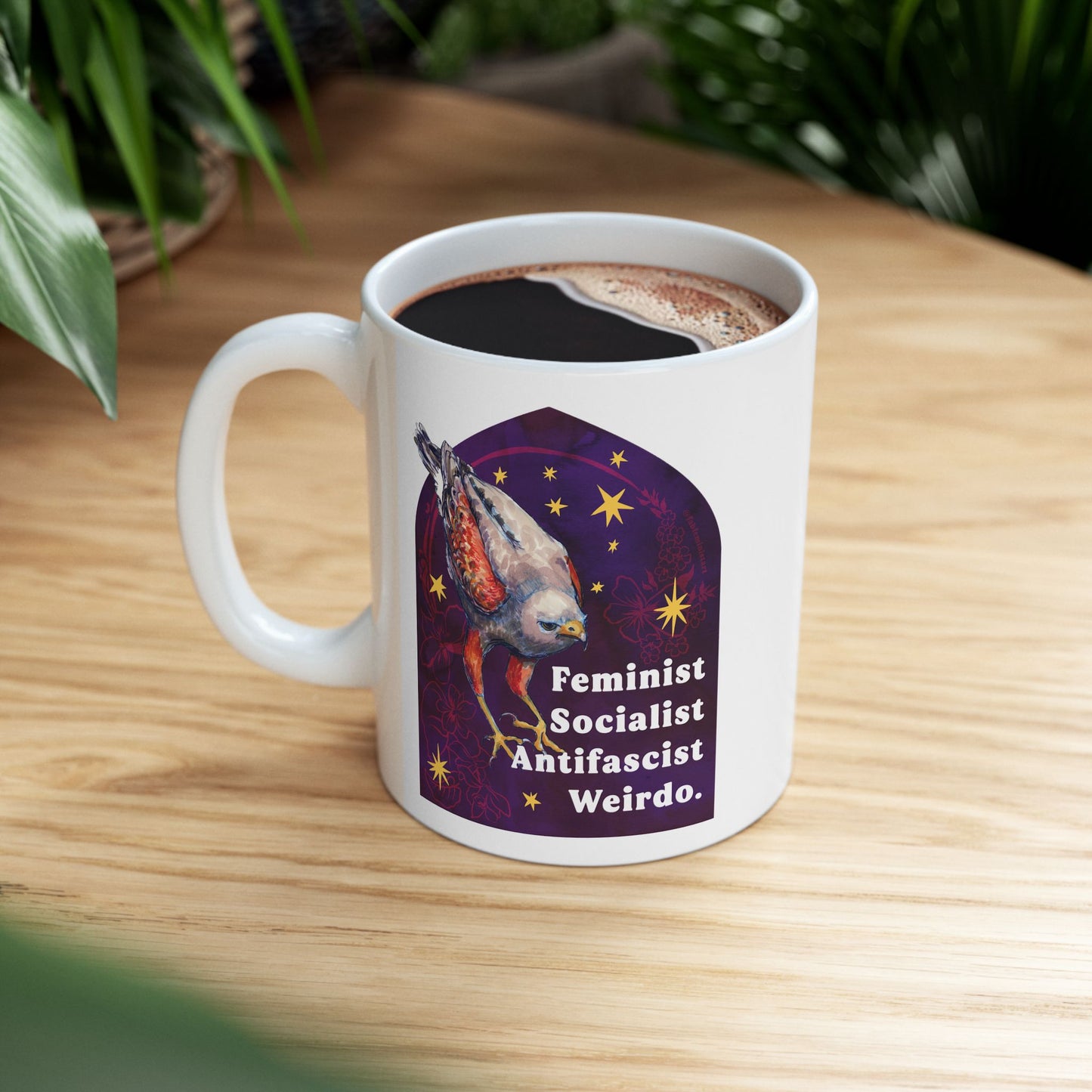 Feminist Socialist Antifascist Weirdo: feminist mug