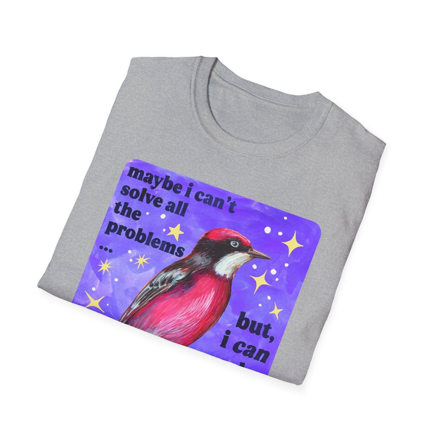 Maybe I Can't Solve All The Problems but I can make the world weirder kinder and safer: feminist shirt