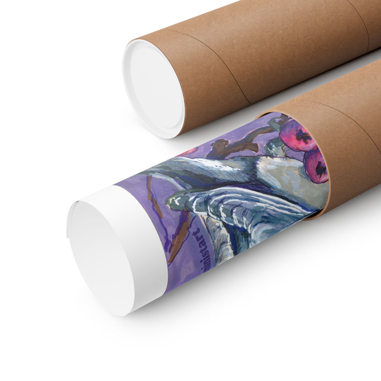 No Kings! More Waxwings: Feminist art print