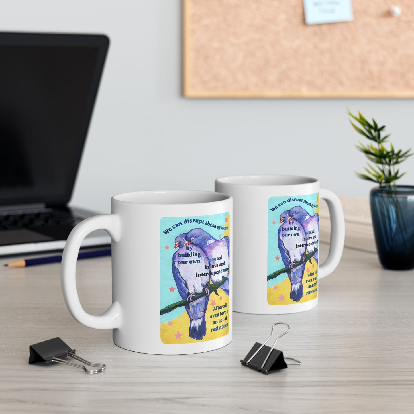 We can disrupt these systems by building our own: feminist mug