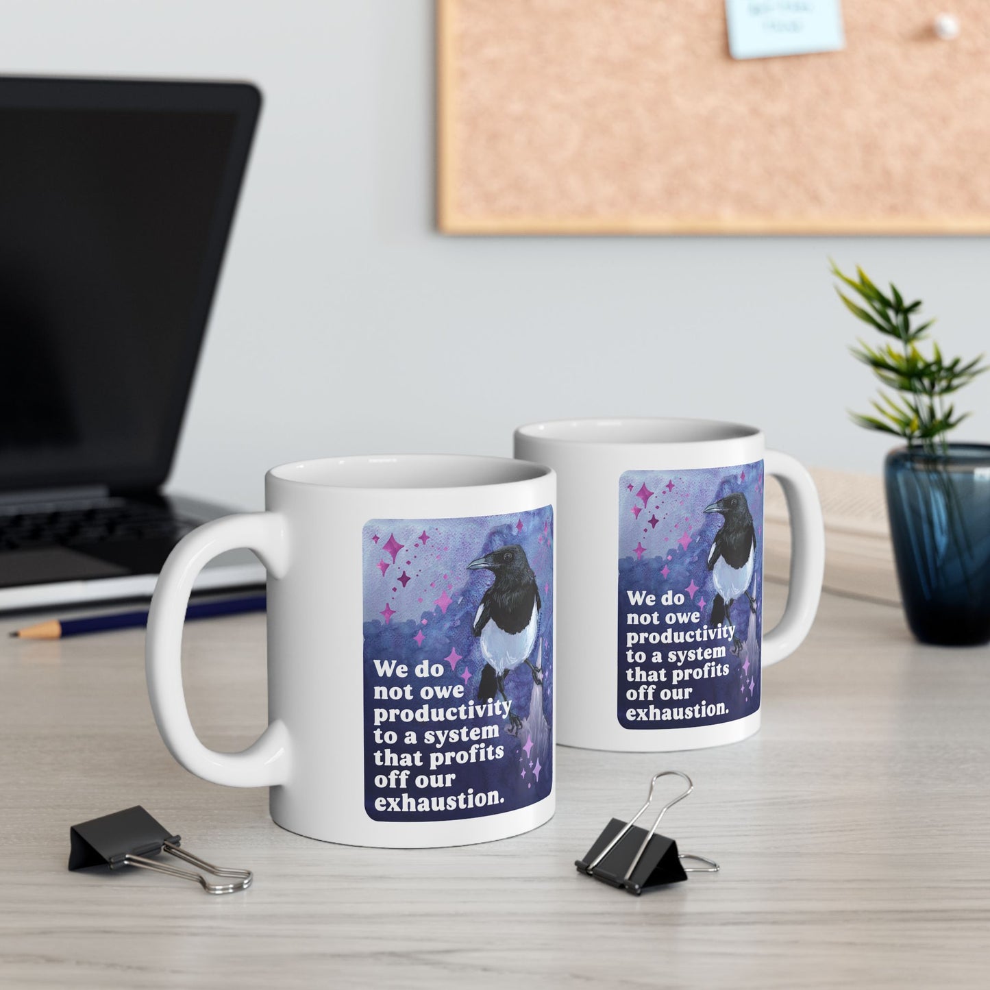 Feminist Mug — We do not owe productivity to a system that profits off our exhaustion