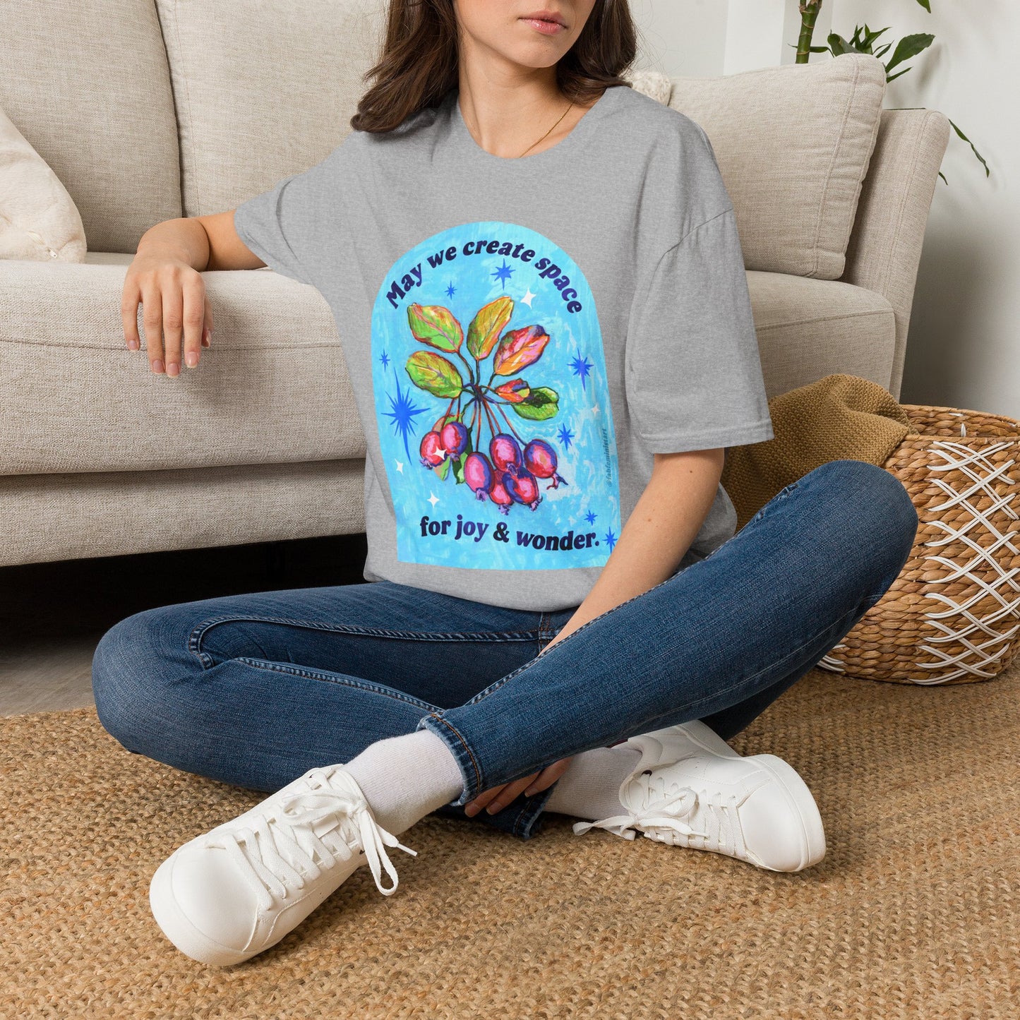 May we create space for joy and wonder: feminist shirt