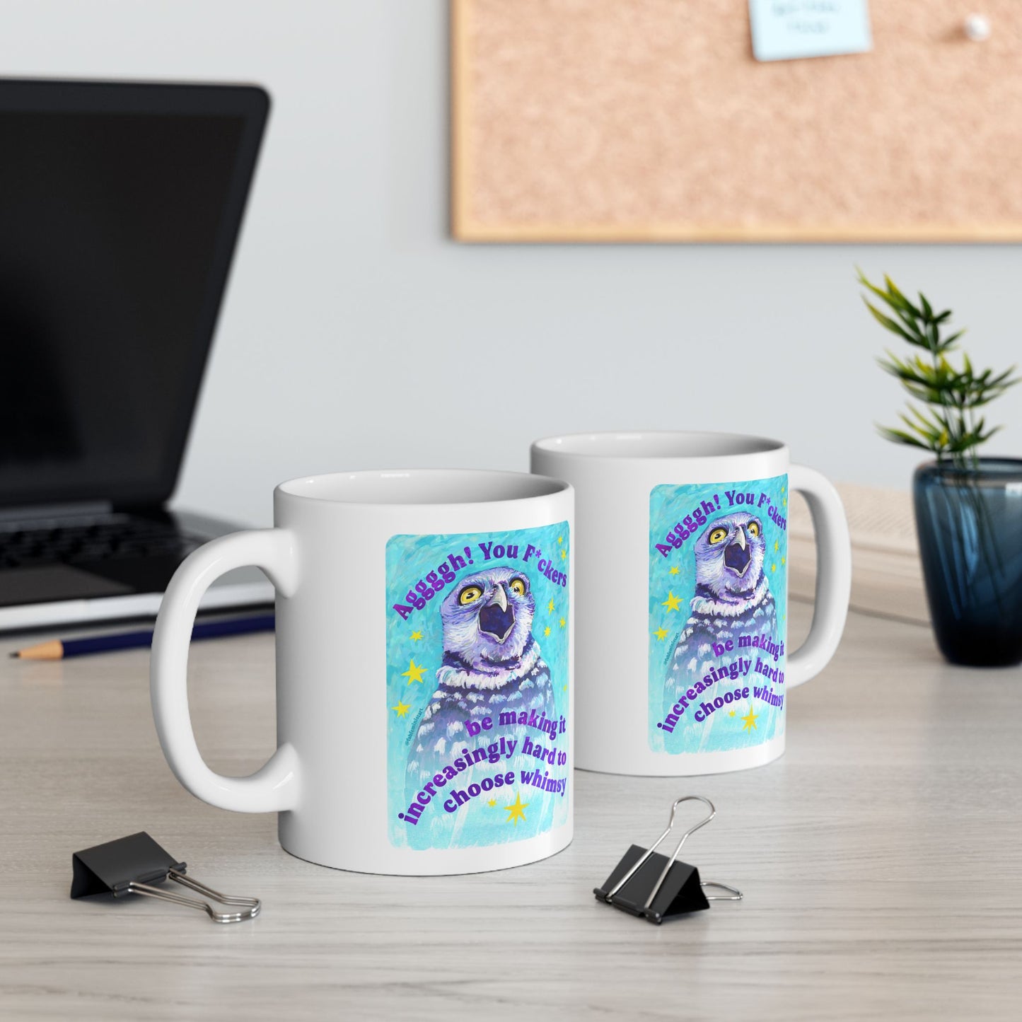 Aggggh! You F*ckers be making it increasingly hard to choose whimsy: feminist mug