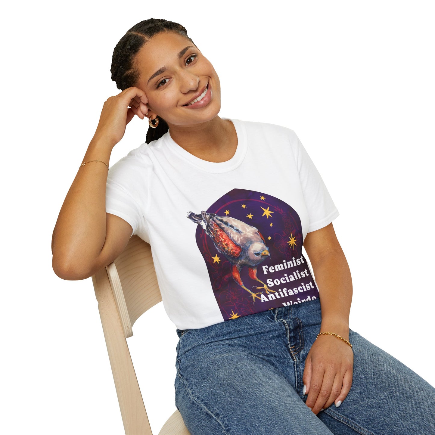 Feminist Socialist Antifascist Weirdo: feminist shirt