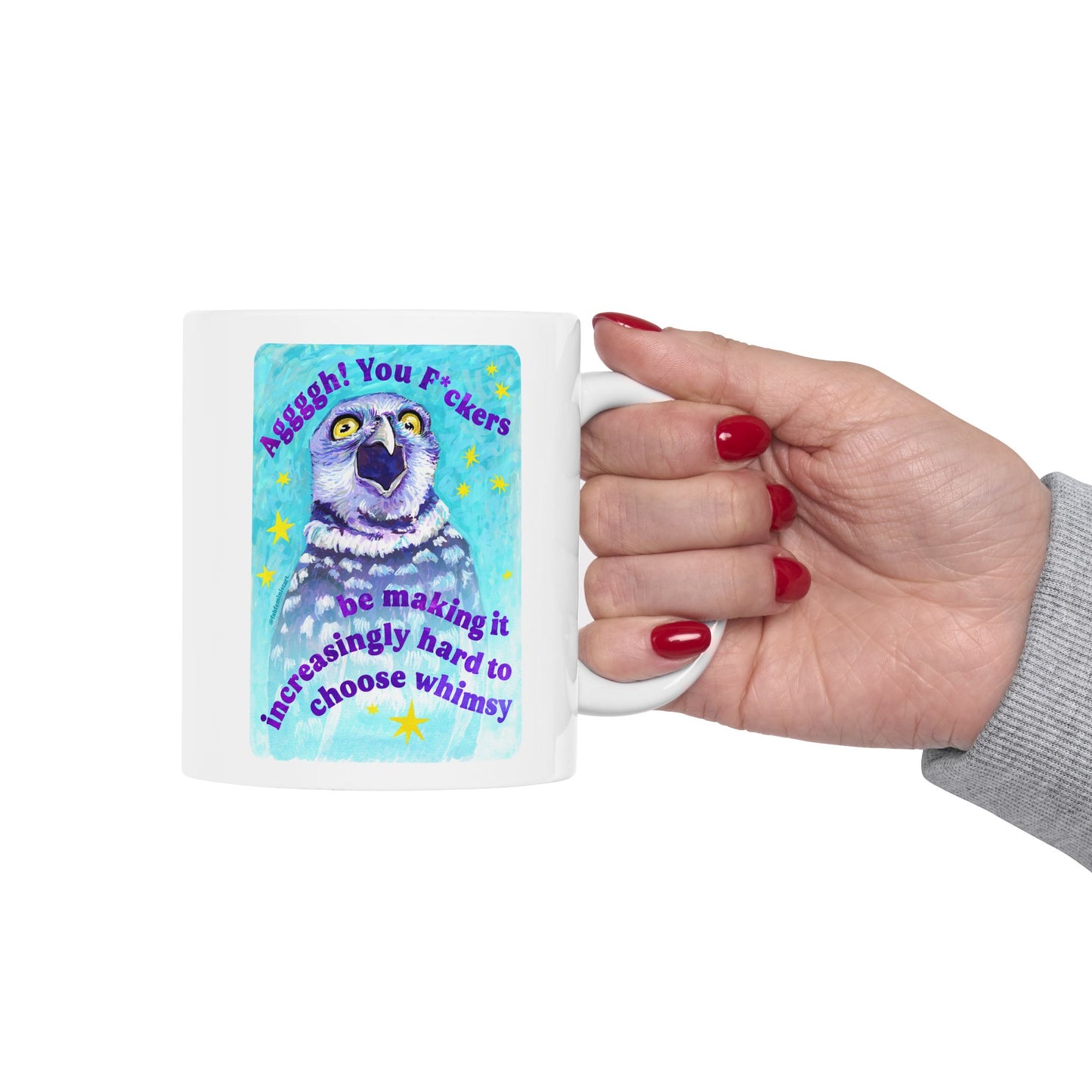 Aggggh! You F*ckers be making it increasingly hard to choose whimsy: feminist mug