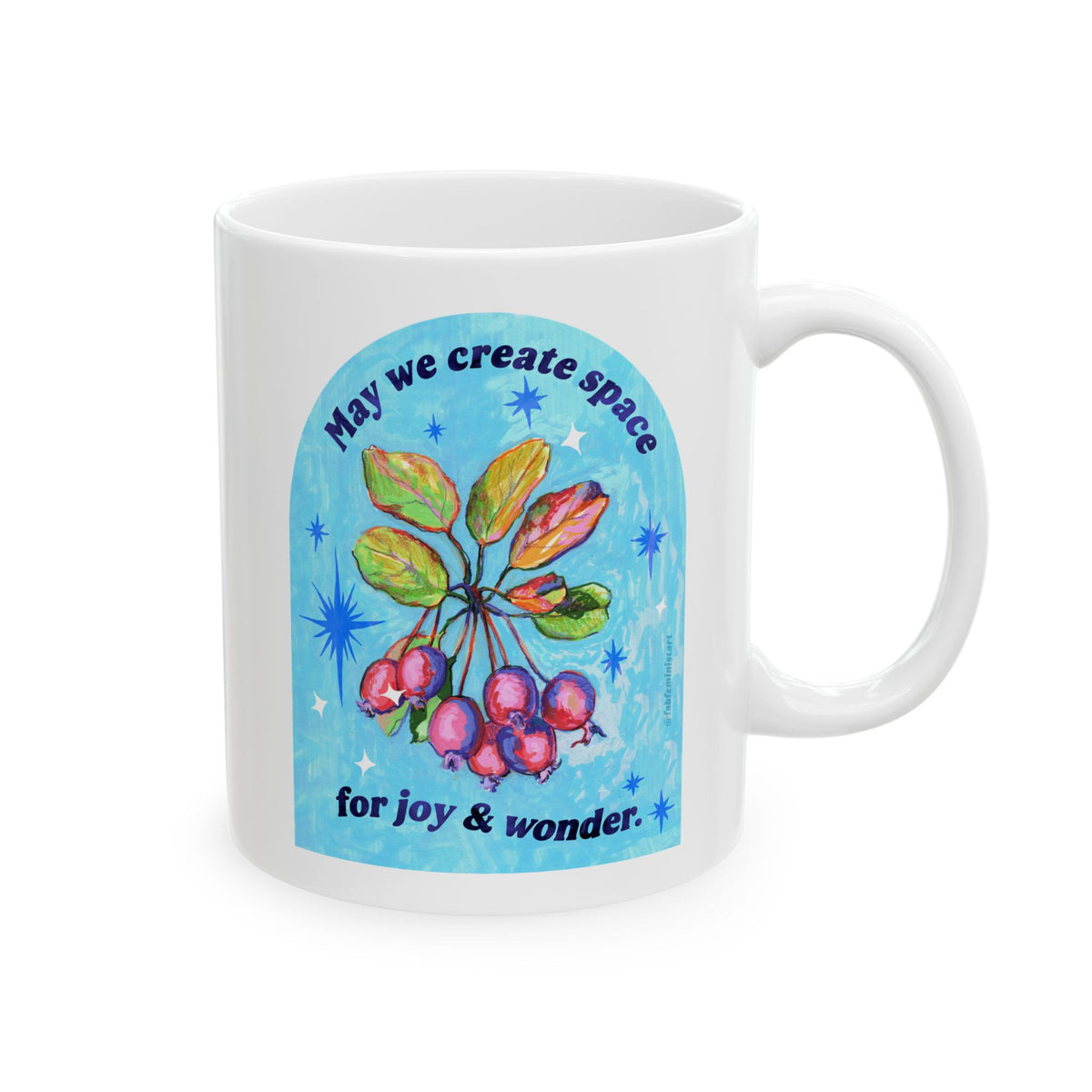 May we create space for joy and wonder: feminist mug