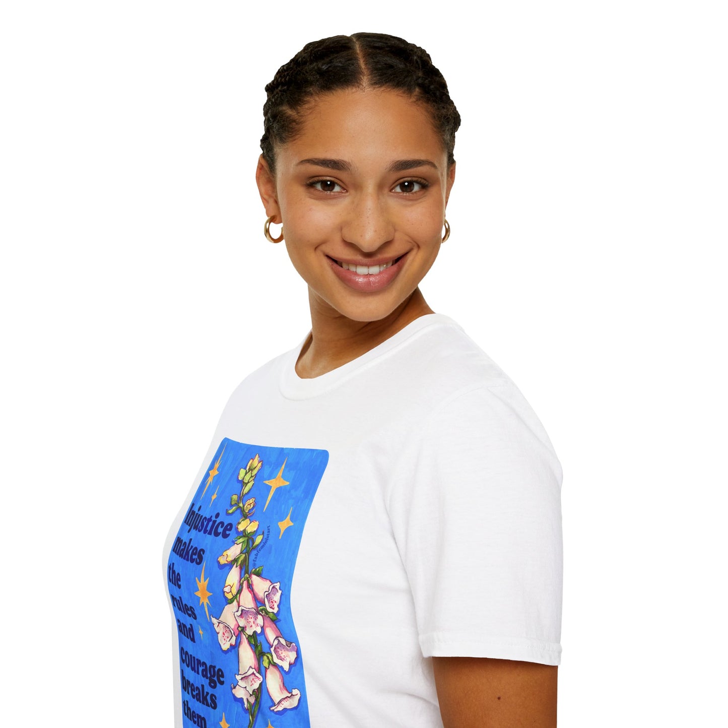 Injustice Makes the Rules and Courage Breaks Them, Ursula K LeGuin: feminist shirt