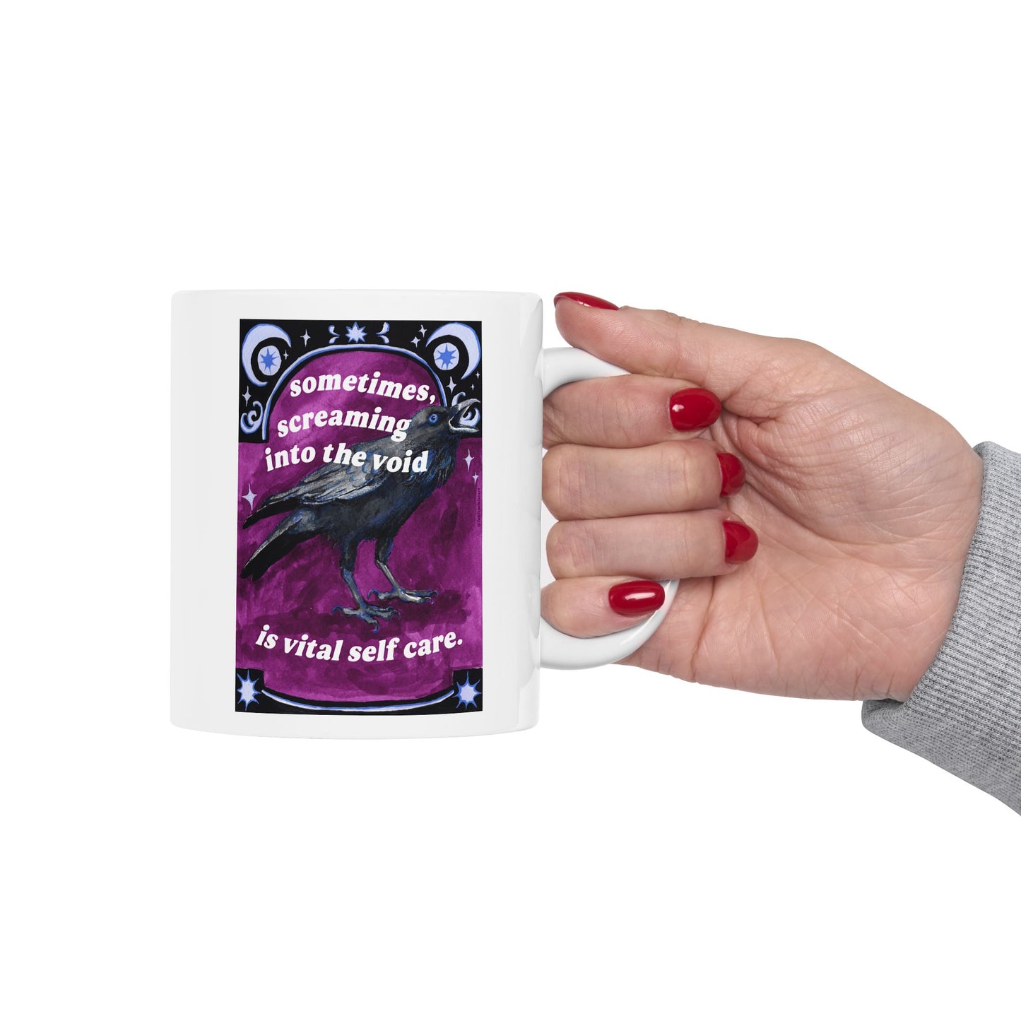 Sometimes Screaming Into The Void Is Vital Self Care: Feminist Mug
