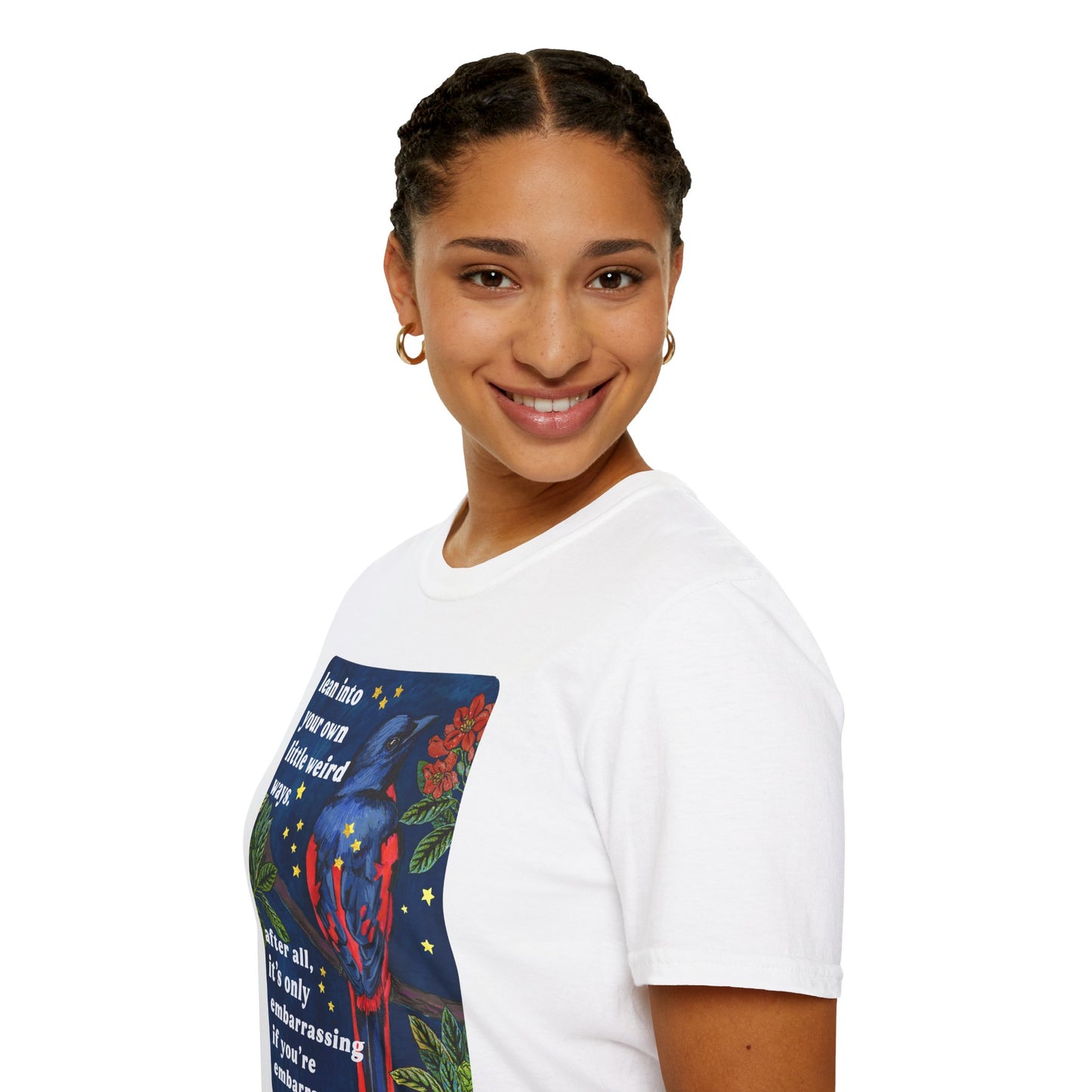 Lean Into Your Own Little Weird Ways: feminist shirt