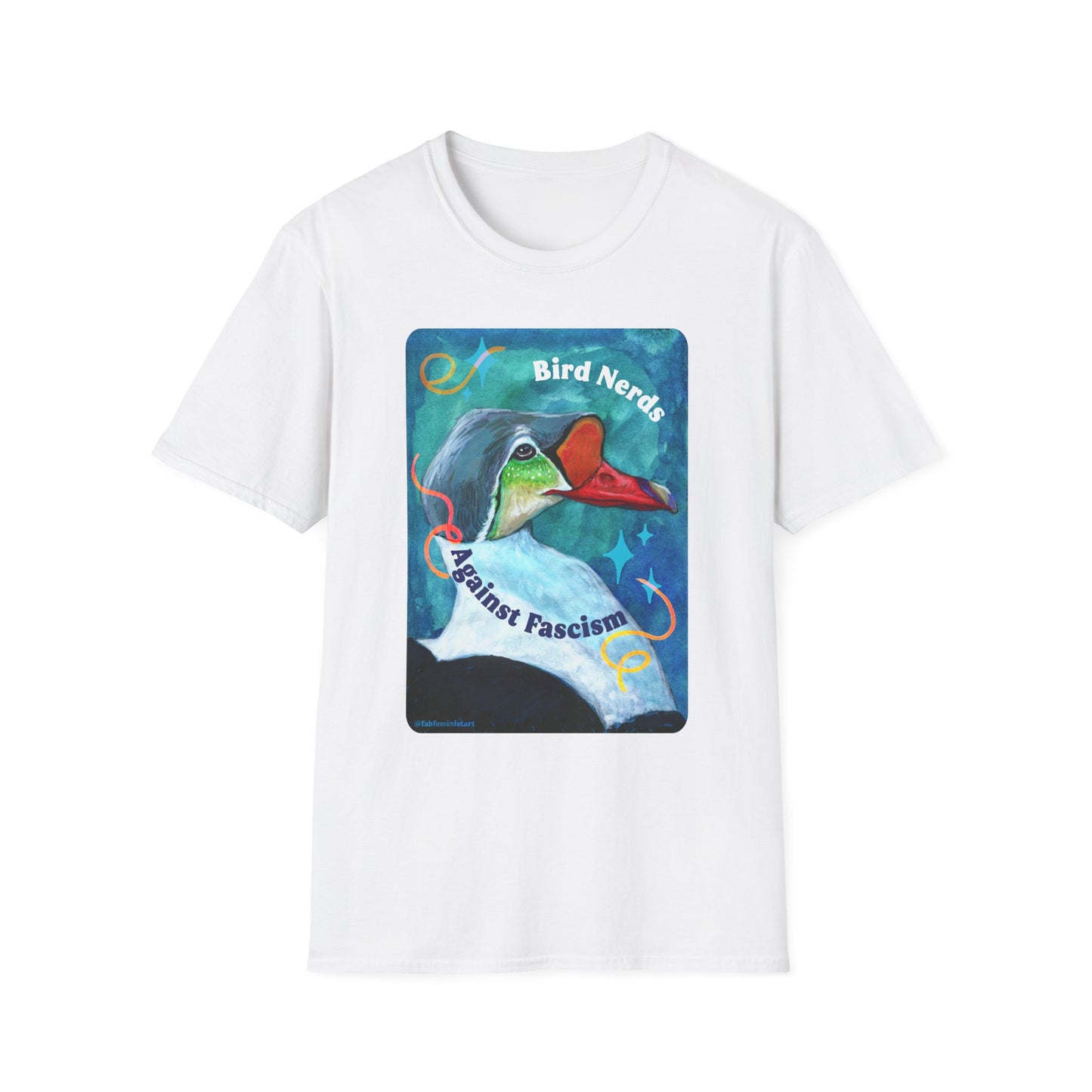 Bird Nerds Against Fascism: Feminist Shirt