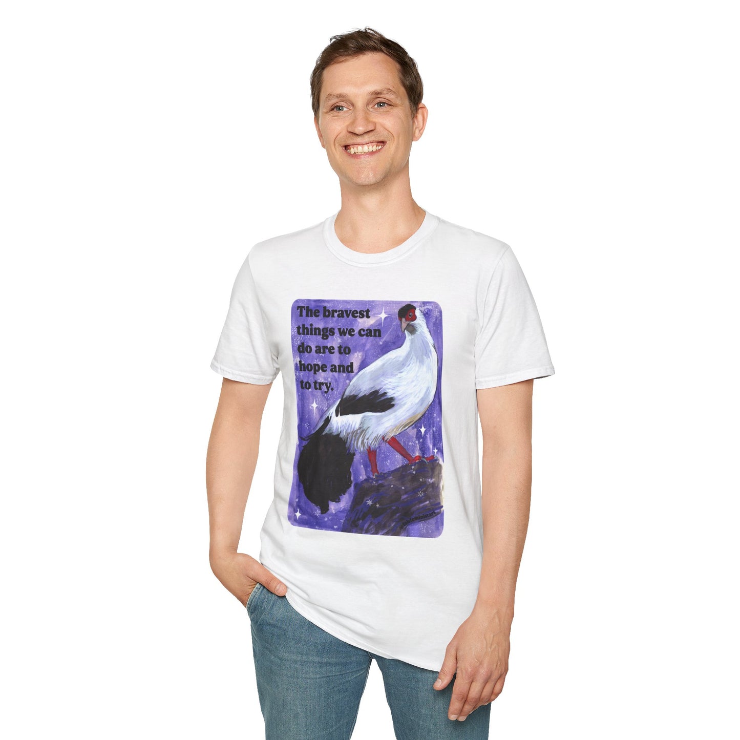 The bravest things we can do are to hope and to try: feminist shirt