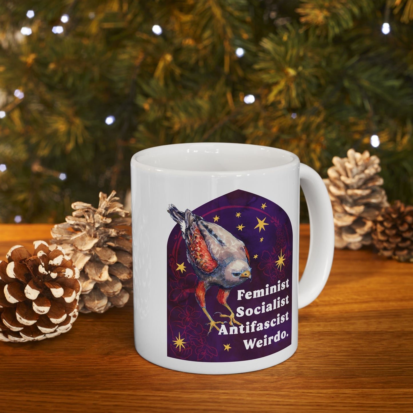 Feminist Socialist Antifascist Weirdo: feminist mug