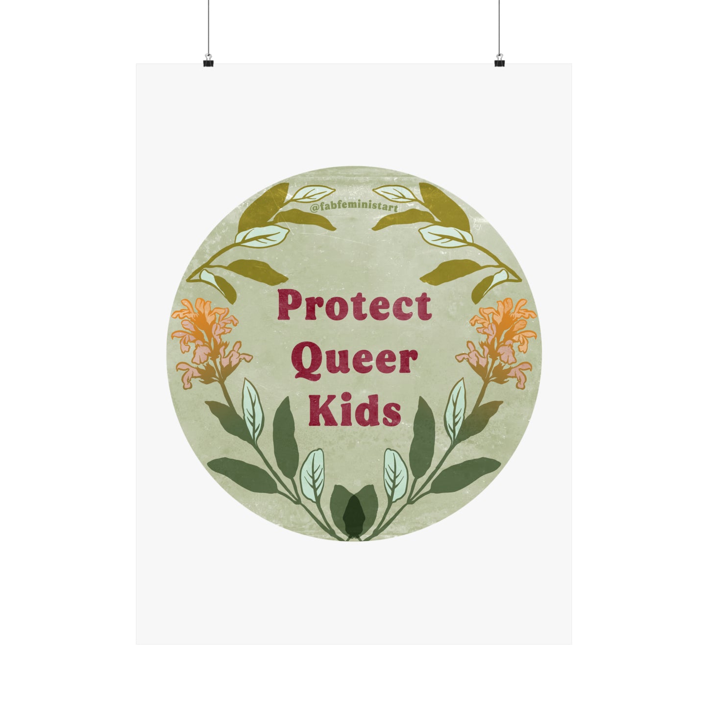 Protect Queer Kids: lgbt pride print