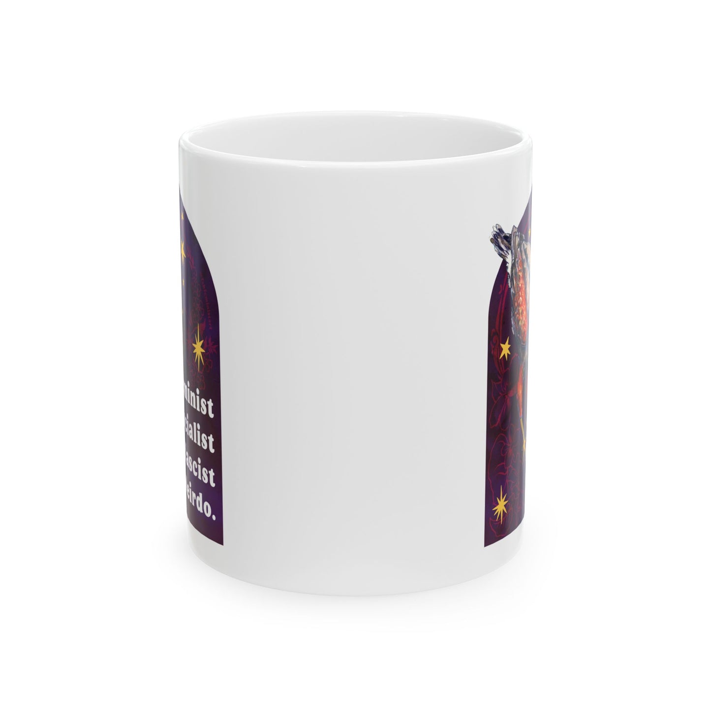 Feminist Socialist Antifascist Weirdo: feminist mug