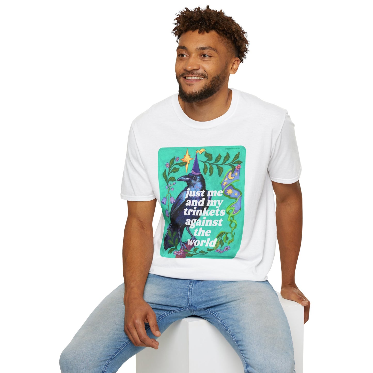 Just Me and My Trinkets Against the World: feminist shirt