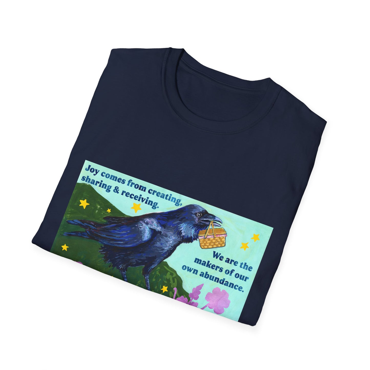 Joy comes from creating, sharing & receiving: feminist shirt