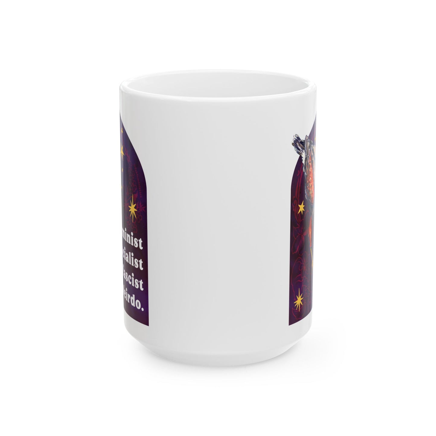Feminist Socialist Antifascist Weirdo: feminist mug