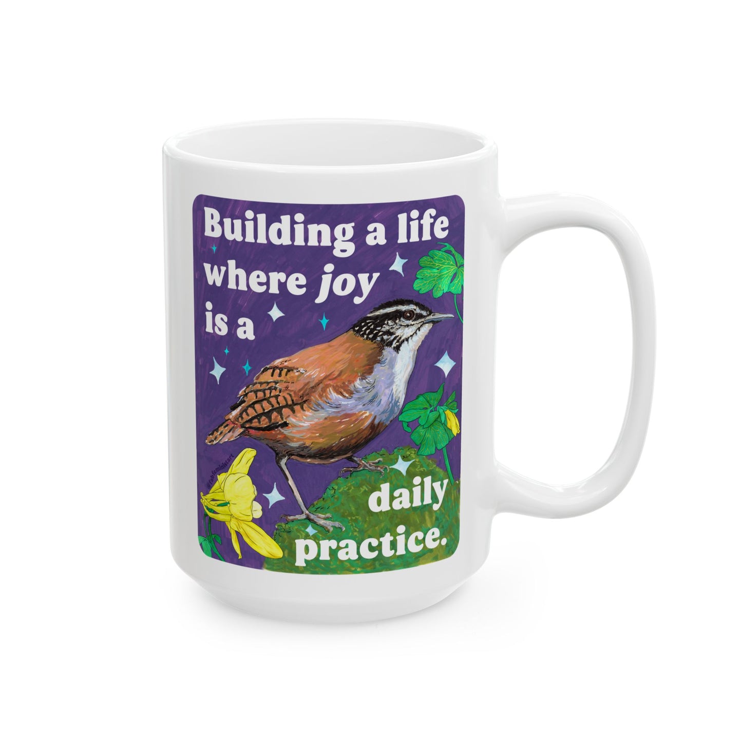 Building a life where joy is a daily practice: feminist mug