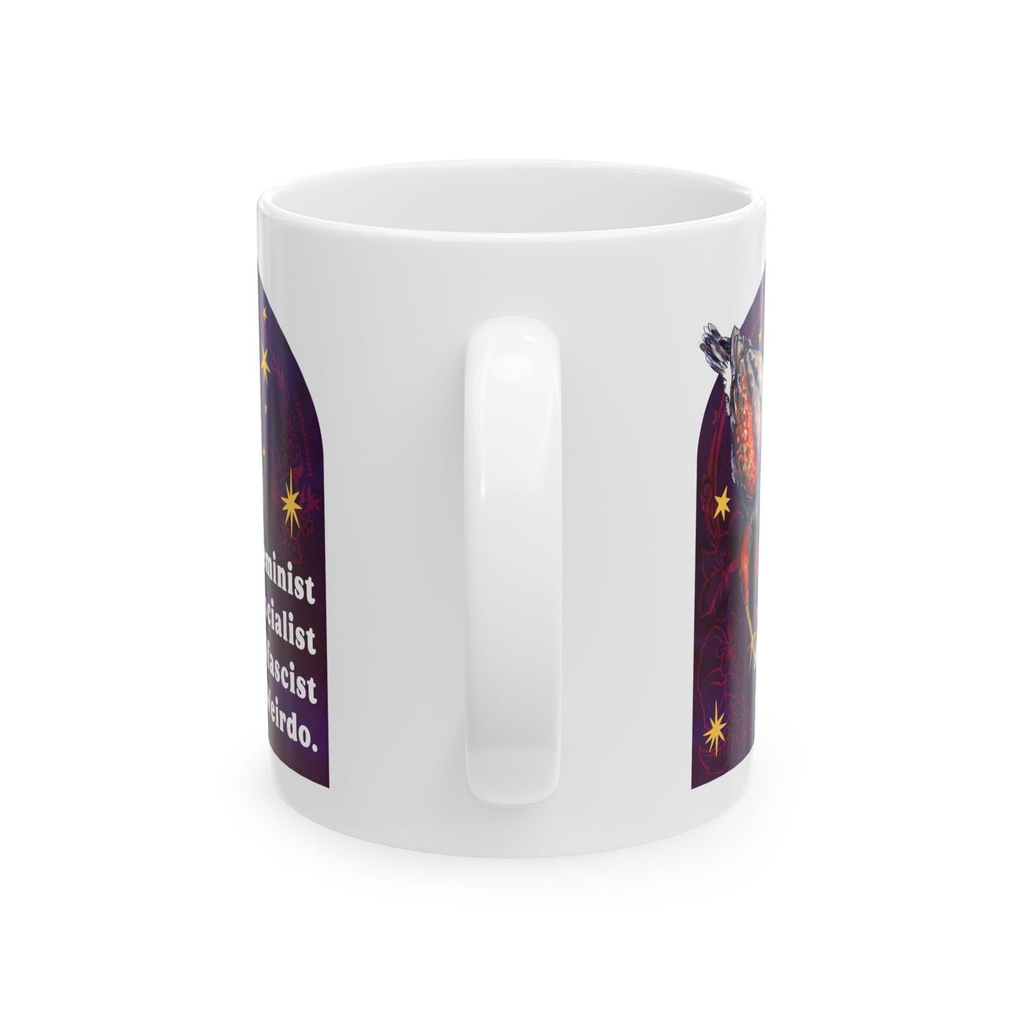 Feminist Socialist Antifascist Weirdo: feminist mug