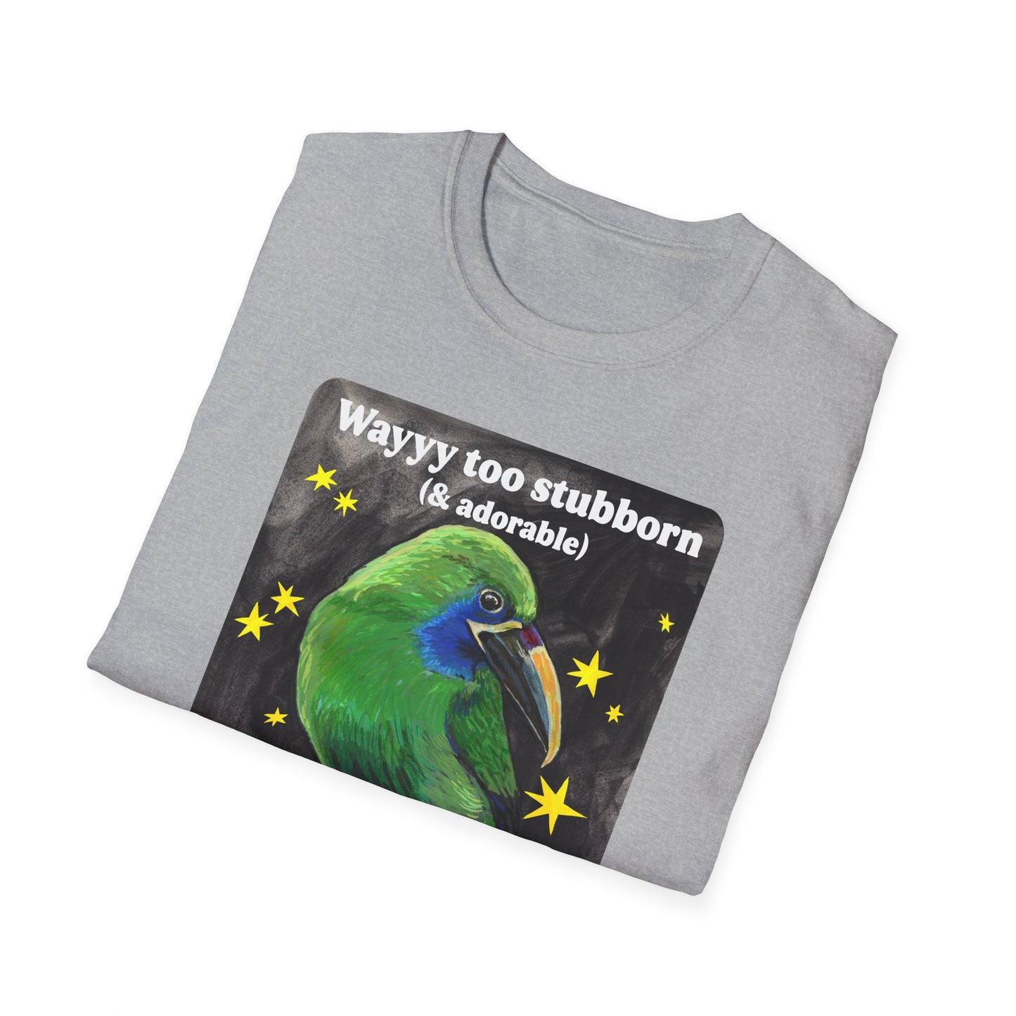 Way too stubborn and adorable to not have hope: feminist shirt