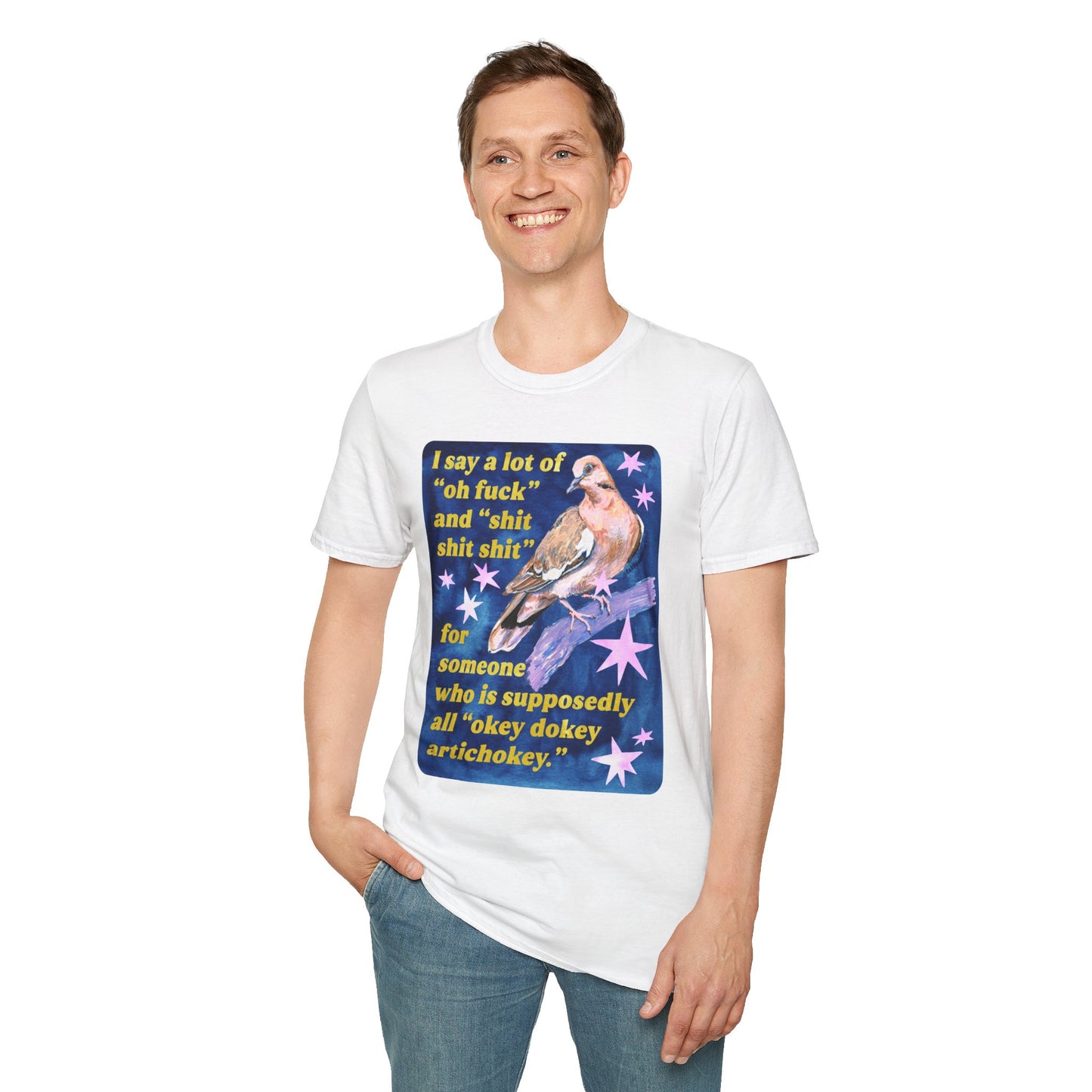 I say a lot of "oh fuck" and "shit shit shit" for someone who is supposedly all "okey dokey artichokey": feminist shirt