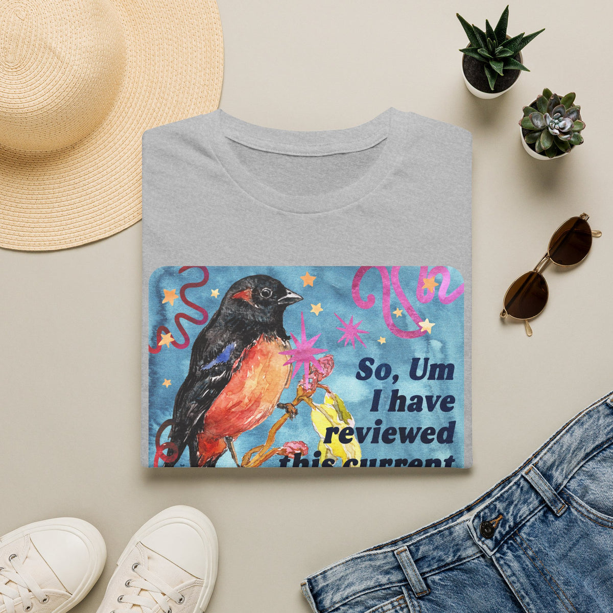 So Um I have reviewed this current timeline & would like to speak to management: feminist shirt