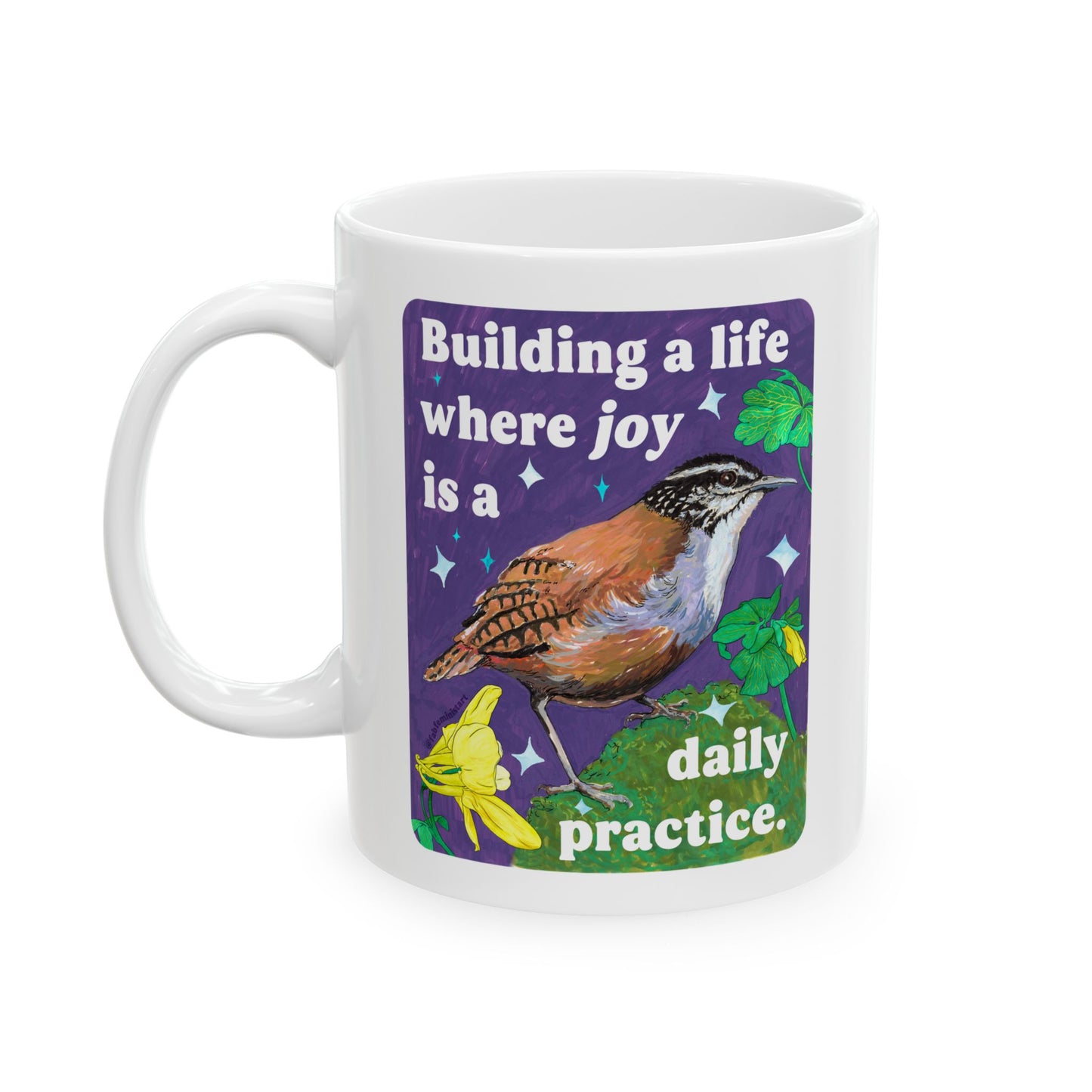 Building a life where joy is a daily practice: feminist mug