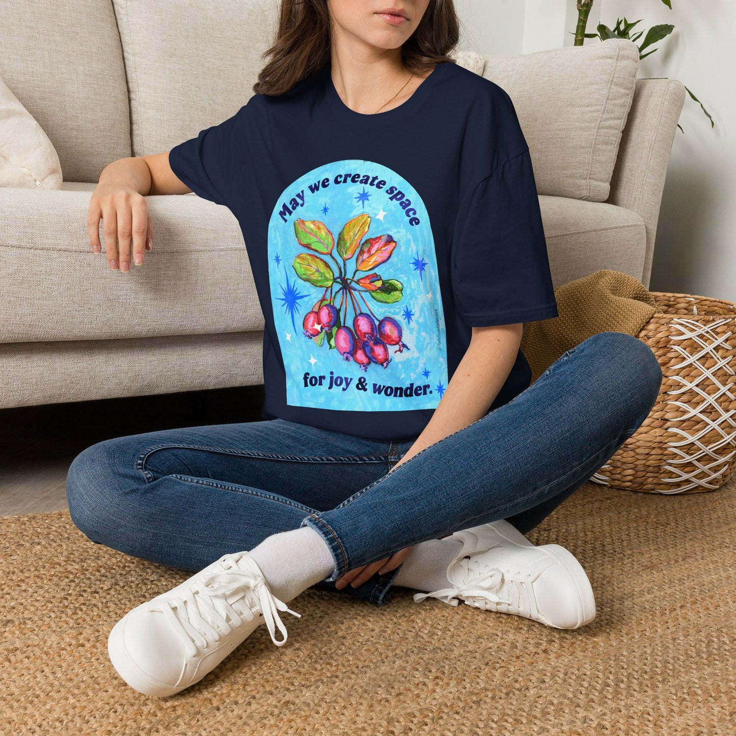 May we create space for joy and wonder: feminist shirt