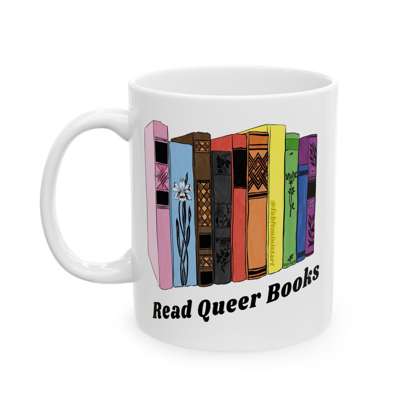 Read Queer Books: LGBTQ Pride Mug