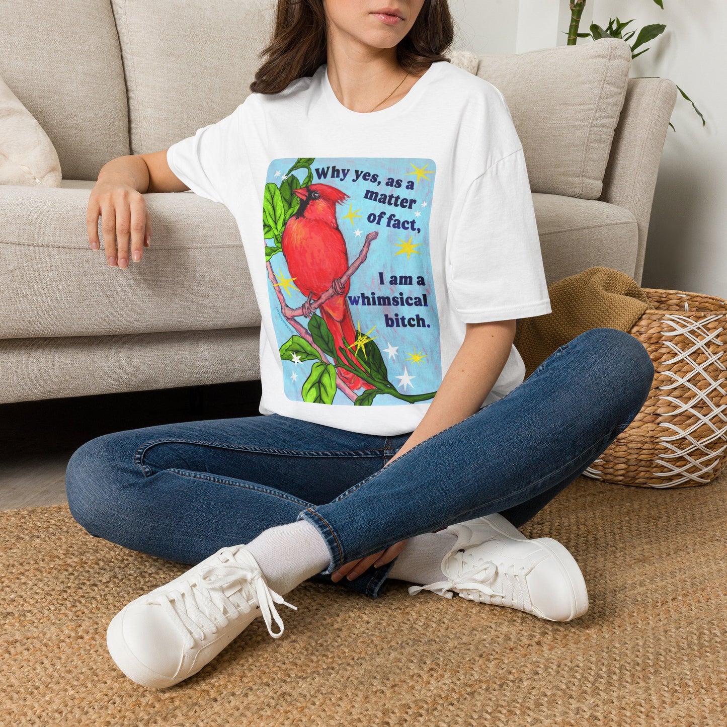 Why yes, as a matter of fact, I am a whimsical bitch: feminist shirt