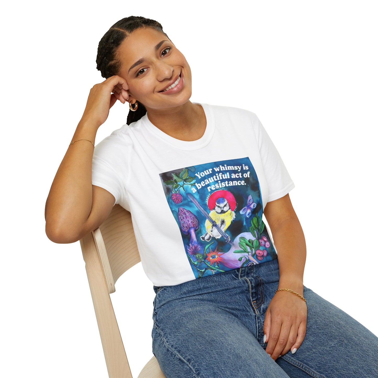 Your whimsy is a beautiful act of resistance: feminist shirt